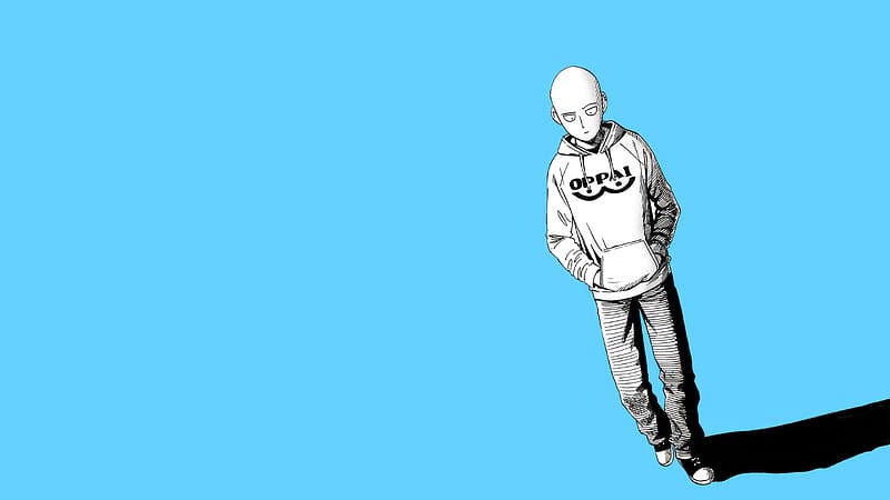 Saitama Walking One Punch Man, one-punch-man, anime, artist, artwork