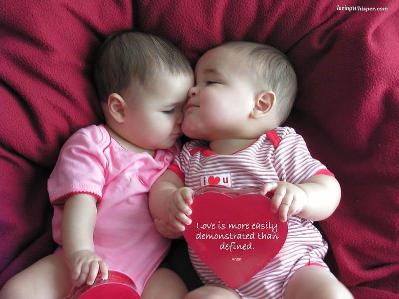 ROMANCE BETWEEN, INFANTS, cute, adorable, loveable, infants, HD wallpaper |  Peakpx
