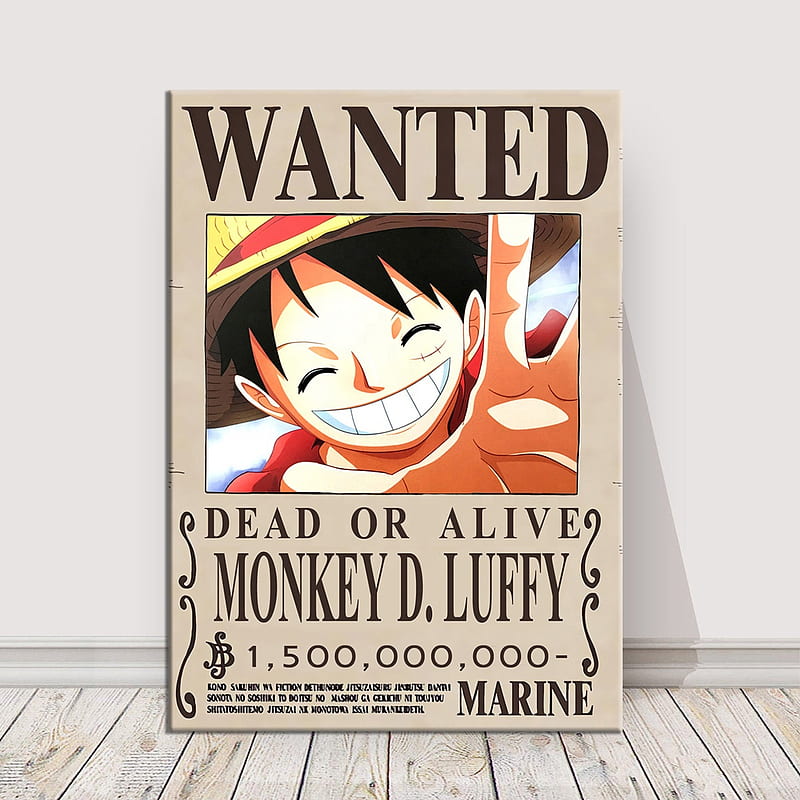 151designs Anime One Piece Wanted Poster Manga Character Luffy Zoro Nami Chopper Robin Franky Oil Painting Canvas Anime Decor - Buy One Piece Wanted Poster, Luffy Zoro Poster, Anime Decor Product, HD phone wallpaper