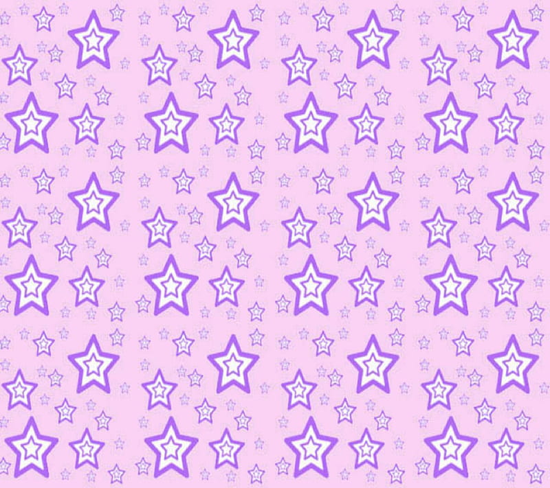 Pink Stars, Hd Wallpaper 