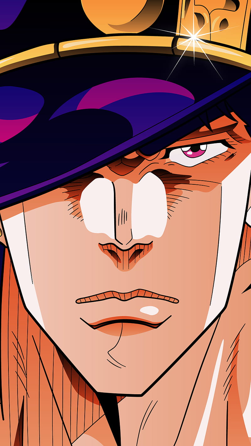 Jojo, anime, bizarre, jotaro, stardust crusaders, HD phone wallpaper