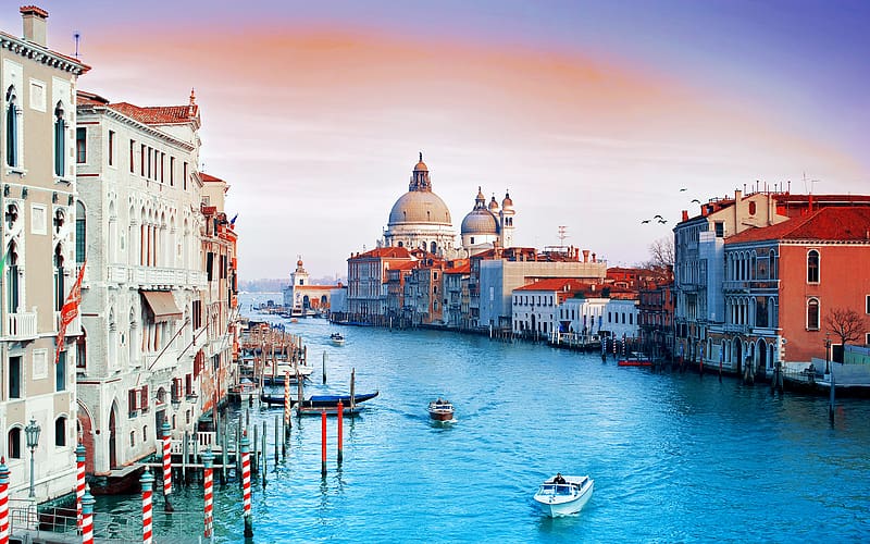 Venice, Grand Canal, HD wallpaper