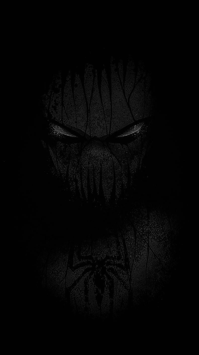 Dark Spiderman , spider man, spider, black, HD phone wallpaper