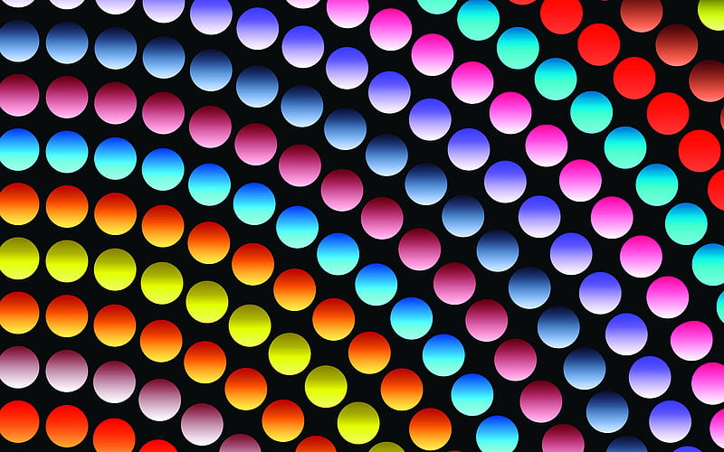 colorful circles patterns, abstract circles, creative, artwork, colorful circles background, abstract art, background with circles, HD wallpaper