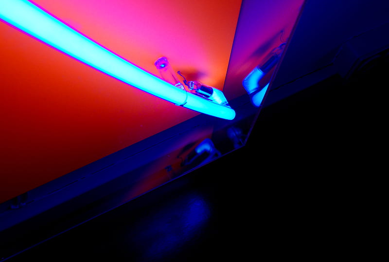 neon, lamp, glow, electric, light, HD wallpaper