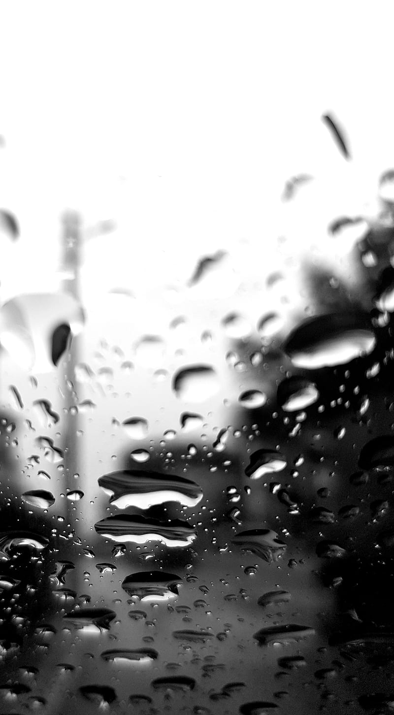 Rain Drop, city, day, drops, edge, rain, raindrops, raining, rainy, silhouette, weather, HD phone wallpaper