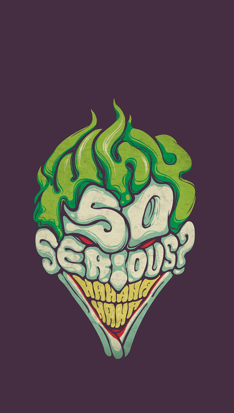 Joker Why So Serious, batman, thejoker, HD phone wallpaper