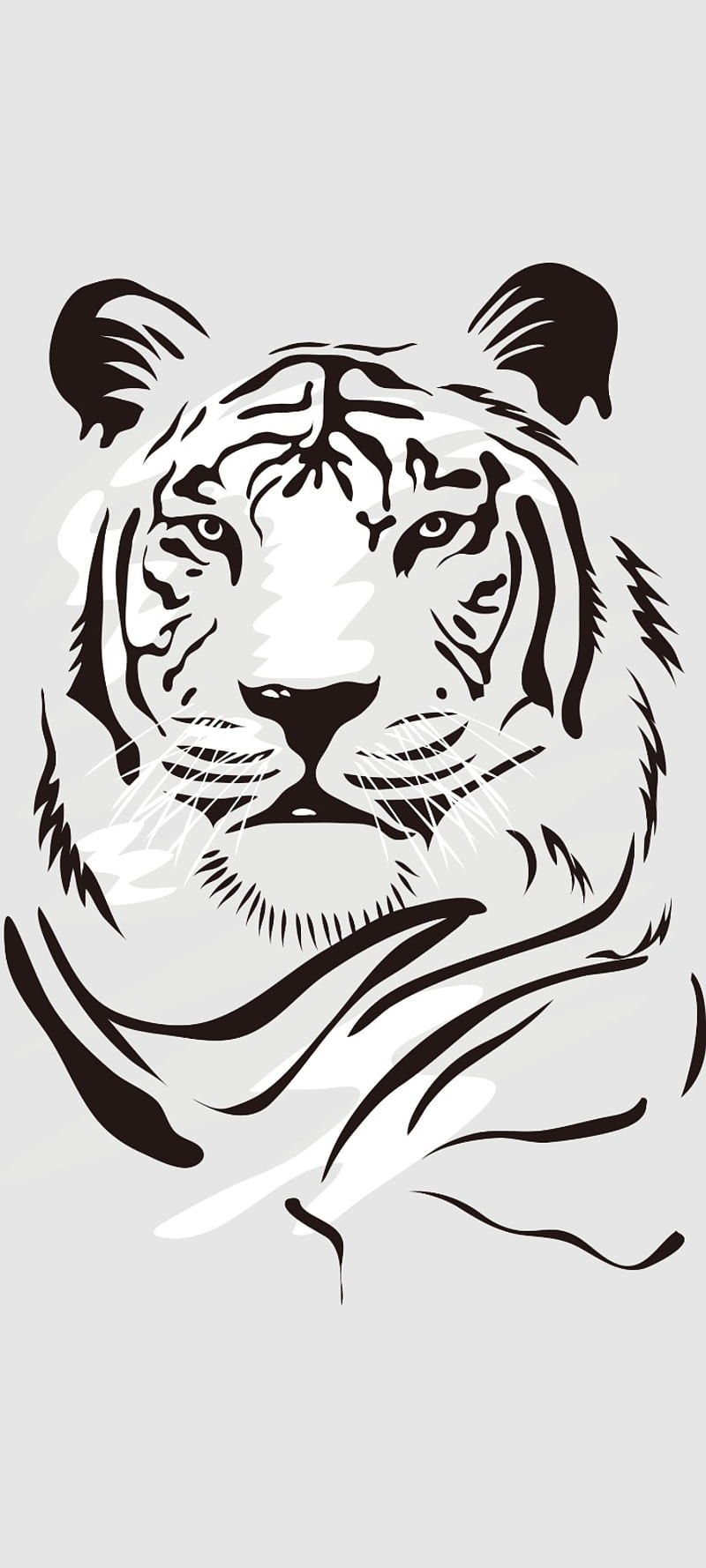 Lion tatoo, black, king, lion, tatoo, white, HD phone wallpaper