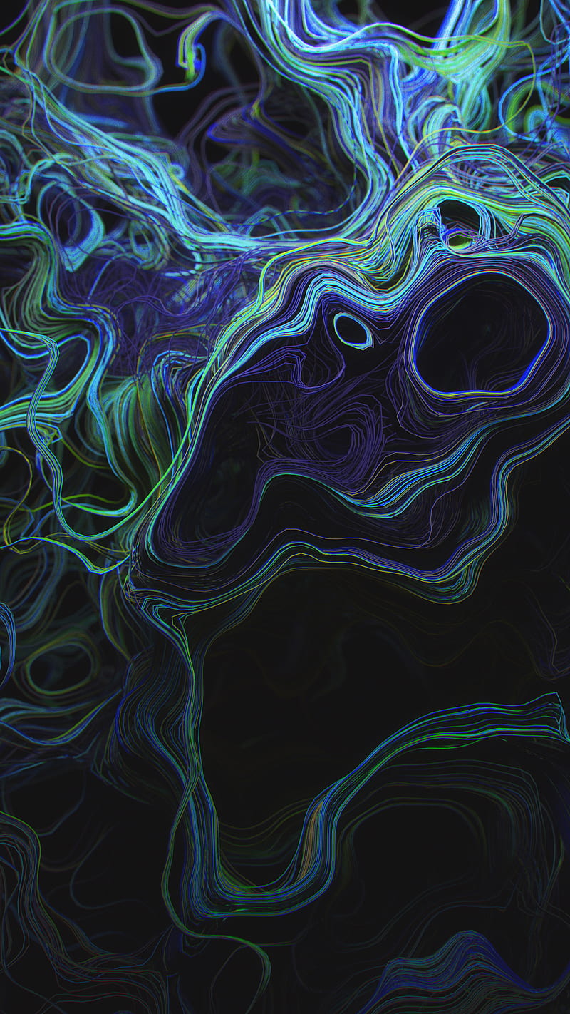 Neuron, 3d, abstract, art, desenho, digital, surreal, HD phone wallpaper