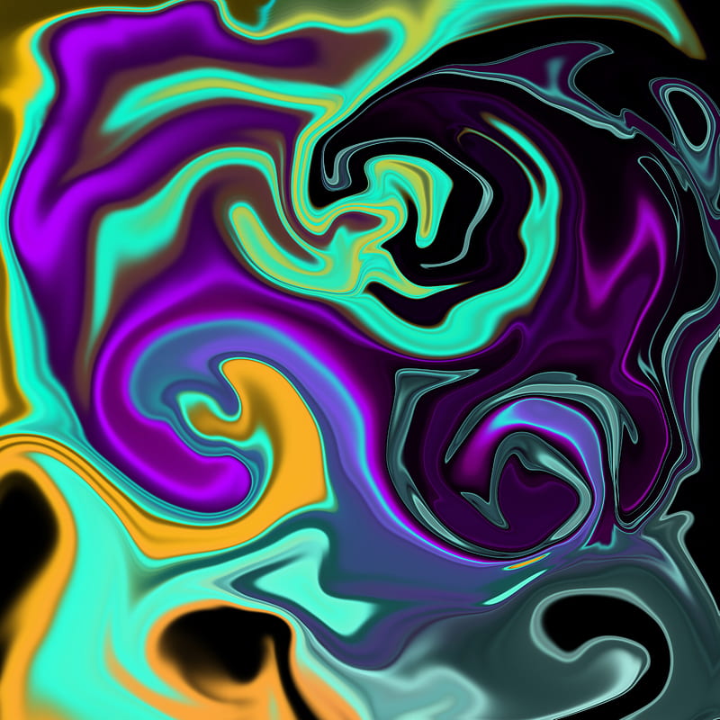 Liquid colors, colors, digital, flow, fluid, interweaving, liquid