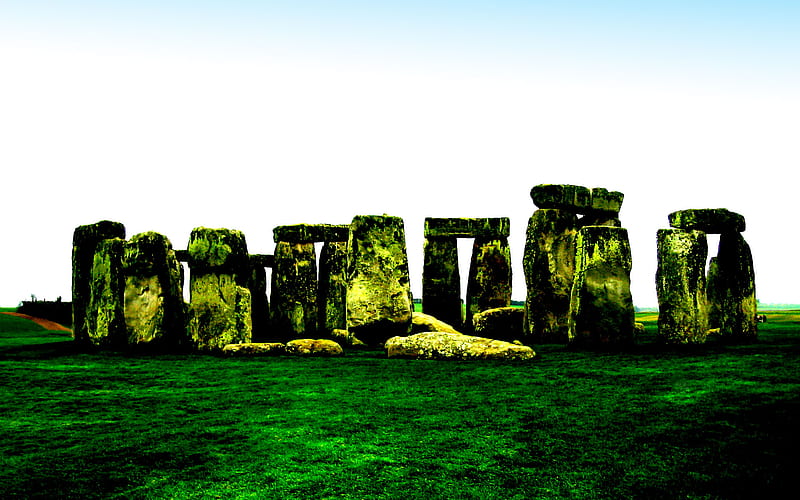 Stonehenge (WDS), architecture, , england, wds, beautiful mystic, stonehenge, stone circle, ritual, green, myth, magic place, mystik, HD wallpaper