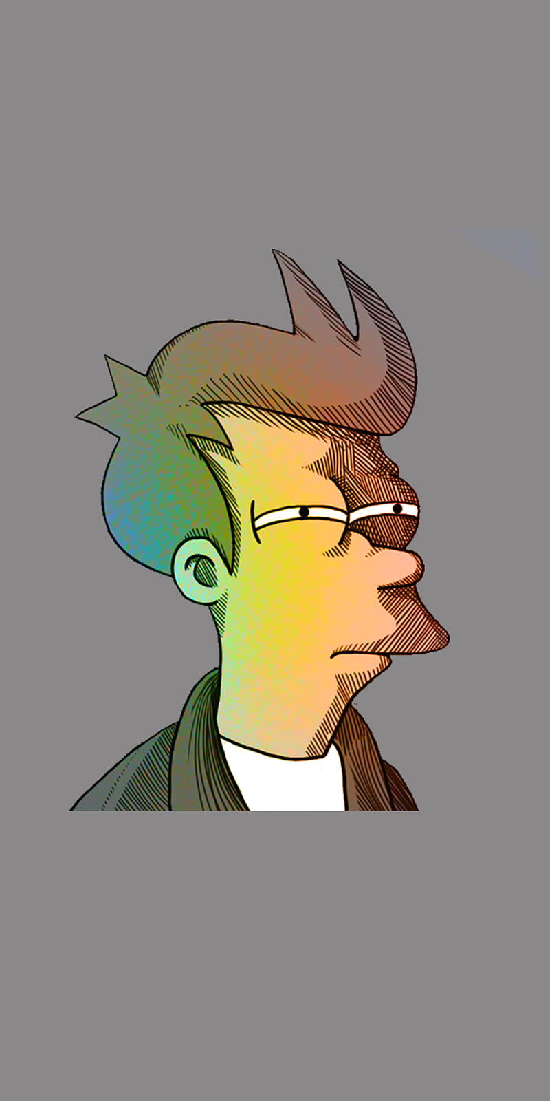 Futurama Fry, bender, color, sitcom, HD phone wallpaper