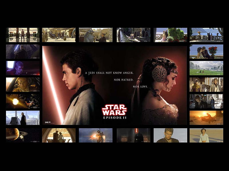 Star Wars - Episode II, episode 2, anakin skywalker, jedi, star wars, padme, movies, HD wallpaper