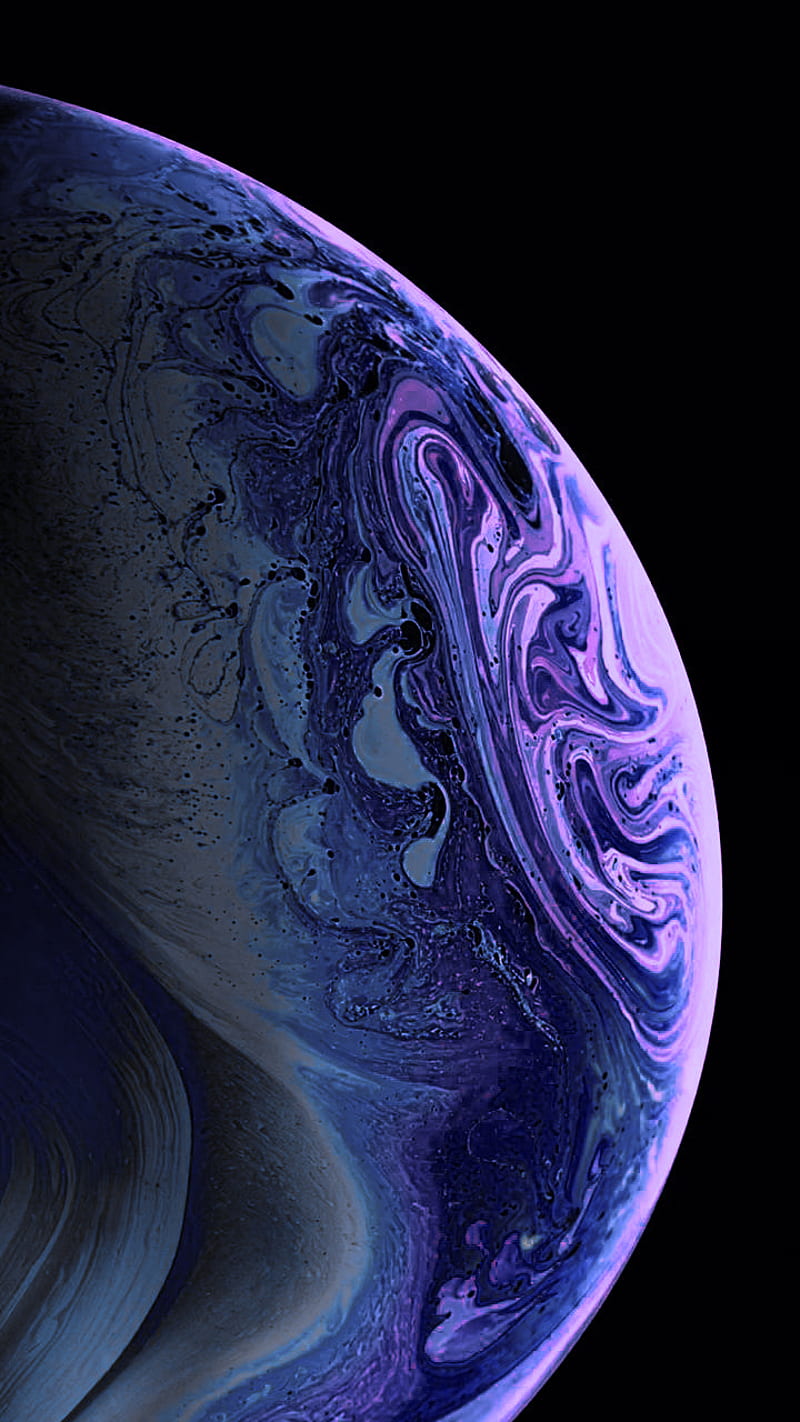apple wallpaper purple