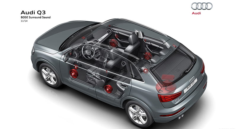 2015 Audi Q3 - BOSE Surround Sound System , car, HD wallpaper