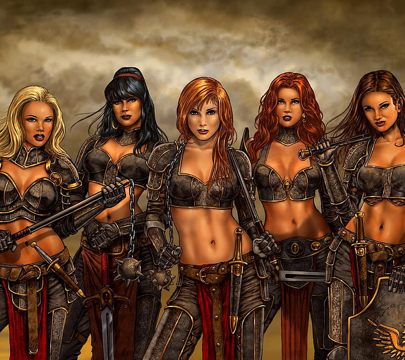 Warrior Girls, eh, ul, HD wallpaper