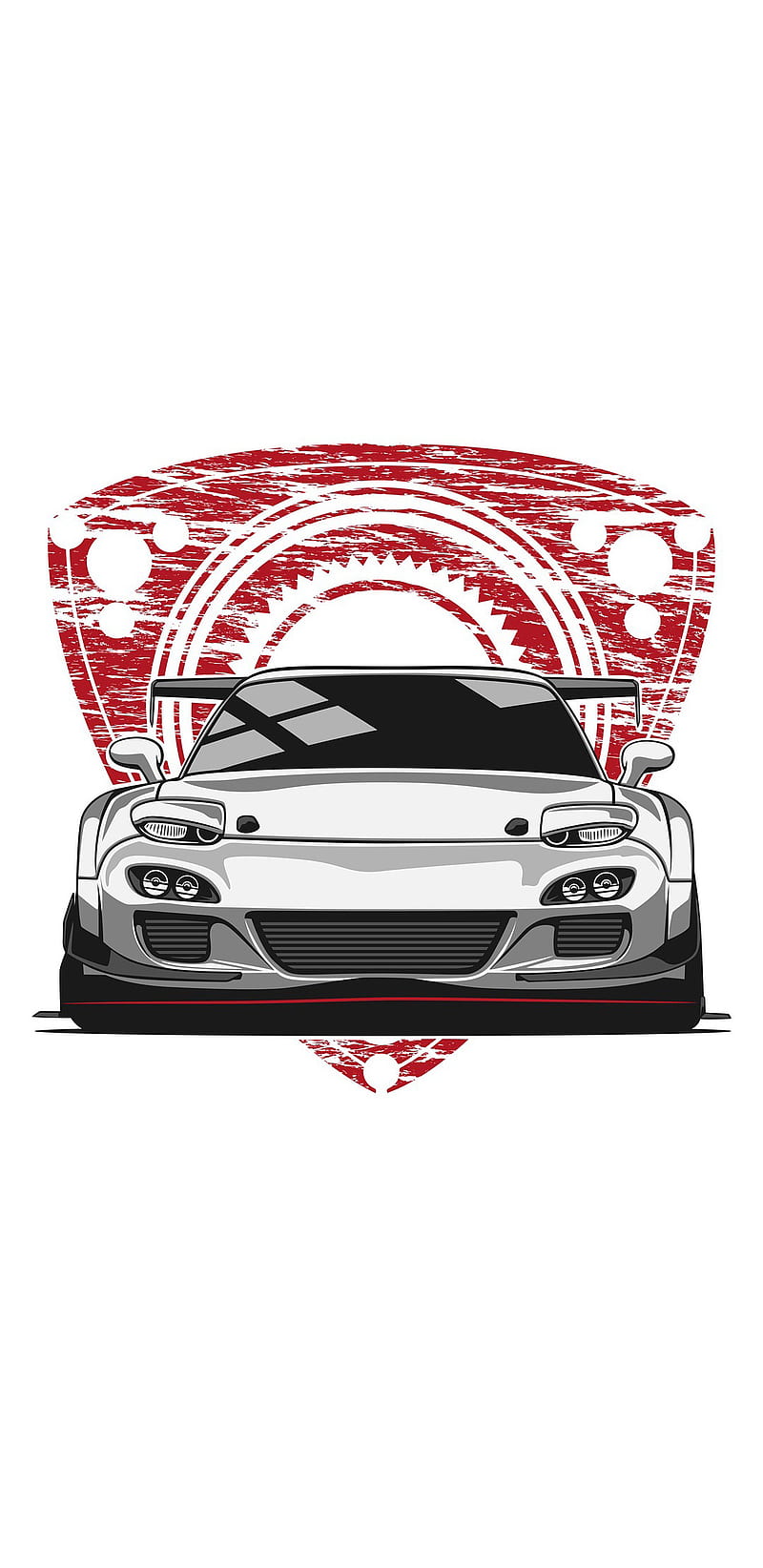Mazda Drawing, rx7, HD phone wallpaper