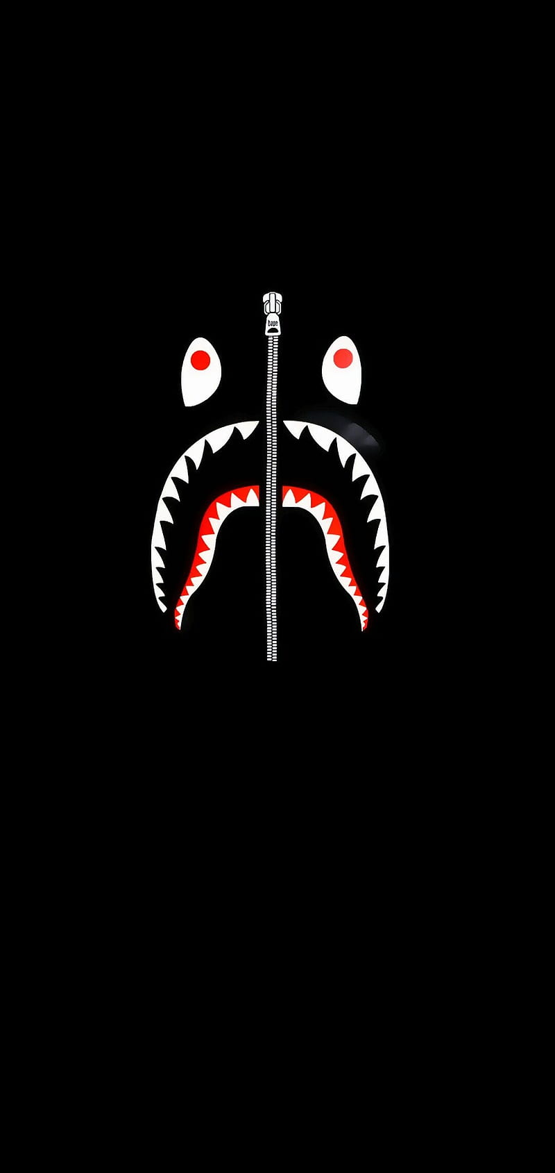 Bape Shark, dark, streetwear, screen, bapeshark, HD phone wallpaper