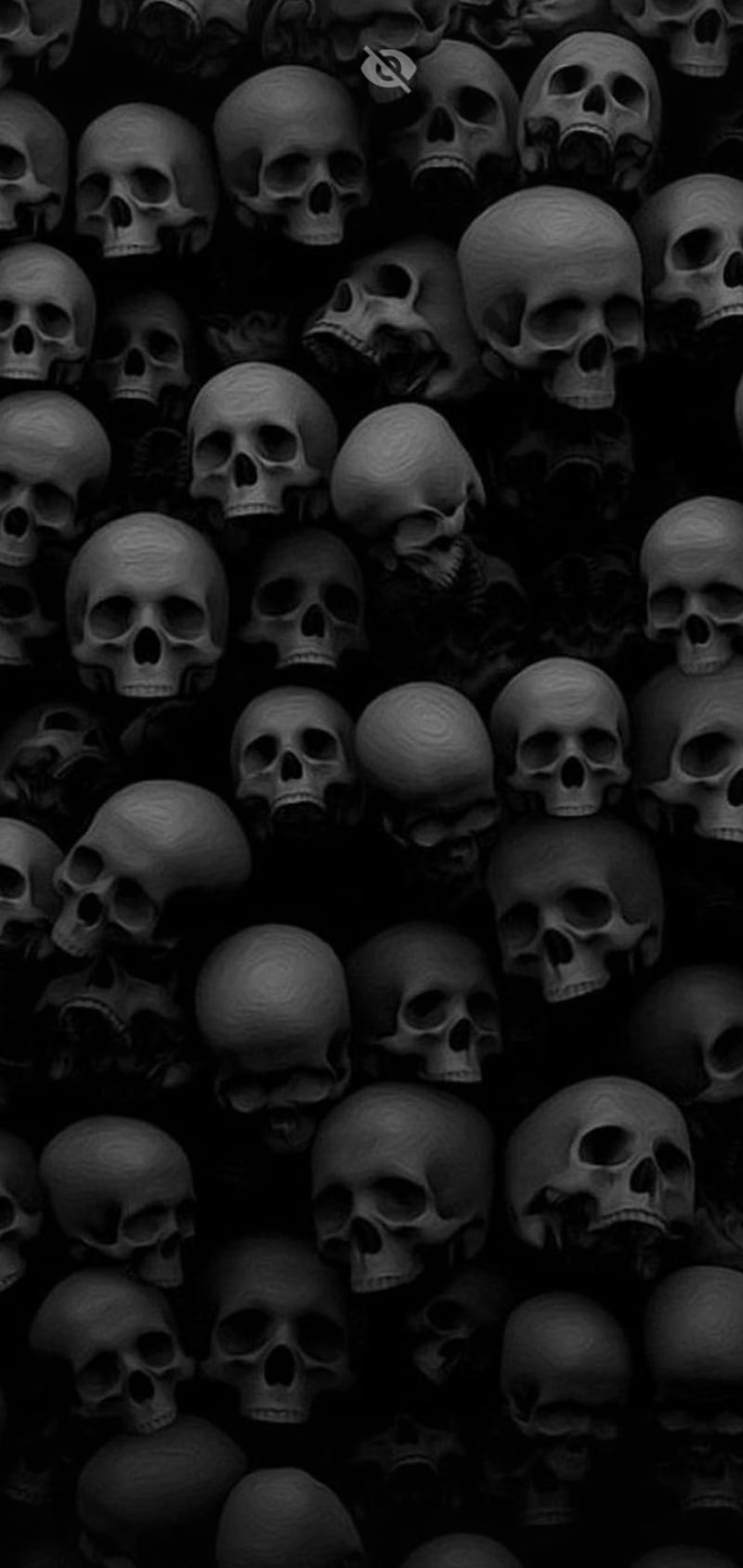 Castle grey skull, full, screen, skulls, HD phone wallpaper