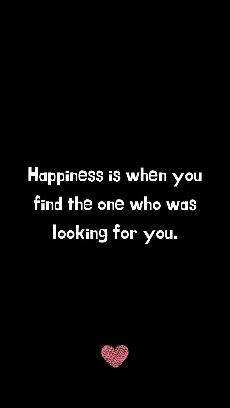 quote, happiness, find, inscription, heart, HD phone wallpaper