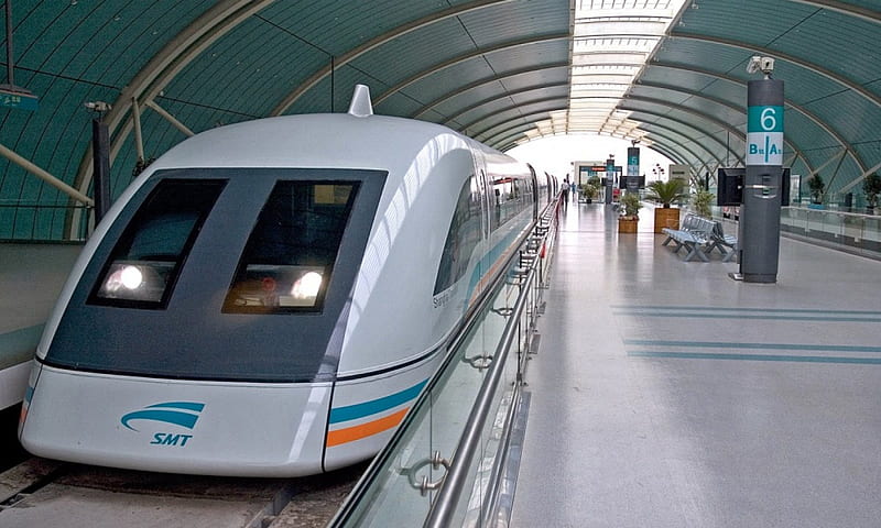 Shanghai Maglev Train, Bullet Train, Fast, Passengers, HD wallpaper