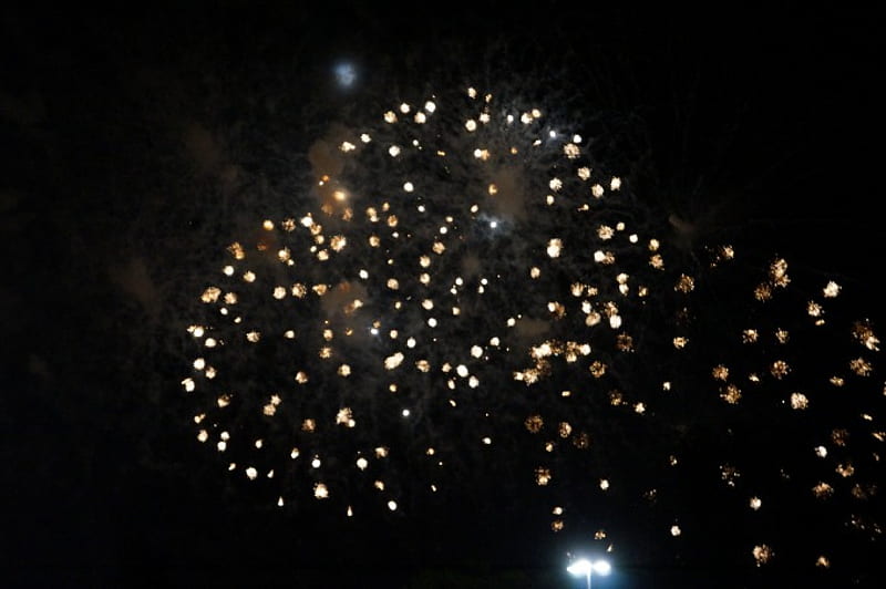 Pyro, pretty fireworks, pyrotechnics, fireworks, HD wallpaper