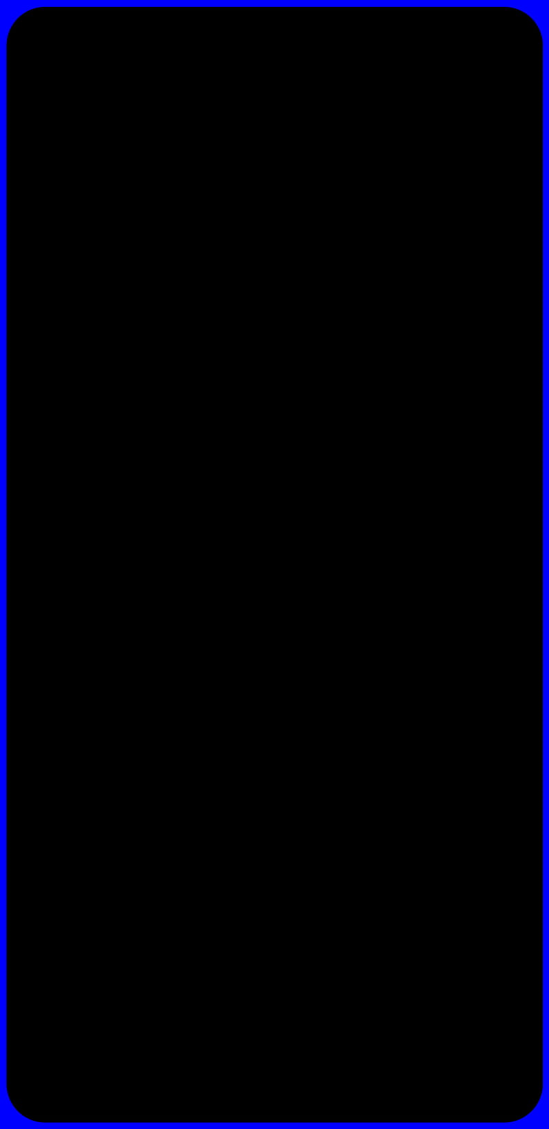 Edge Lighting Blue, black, led, s9, s9 plus, amoled, HD phone wallpaper
