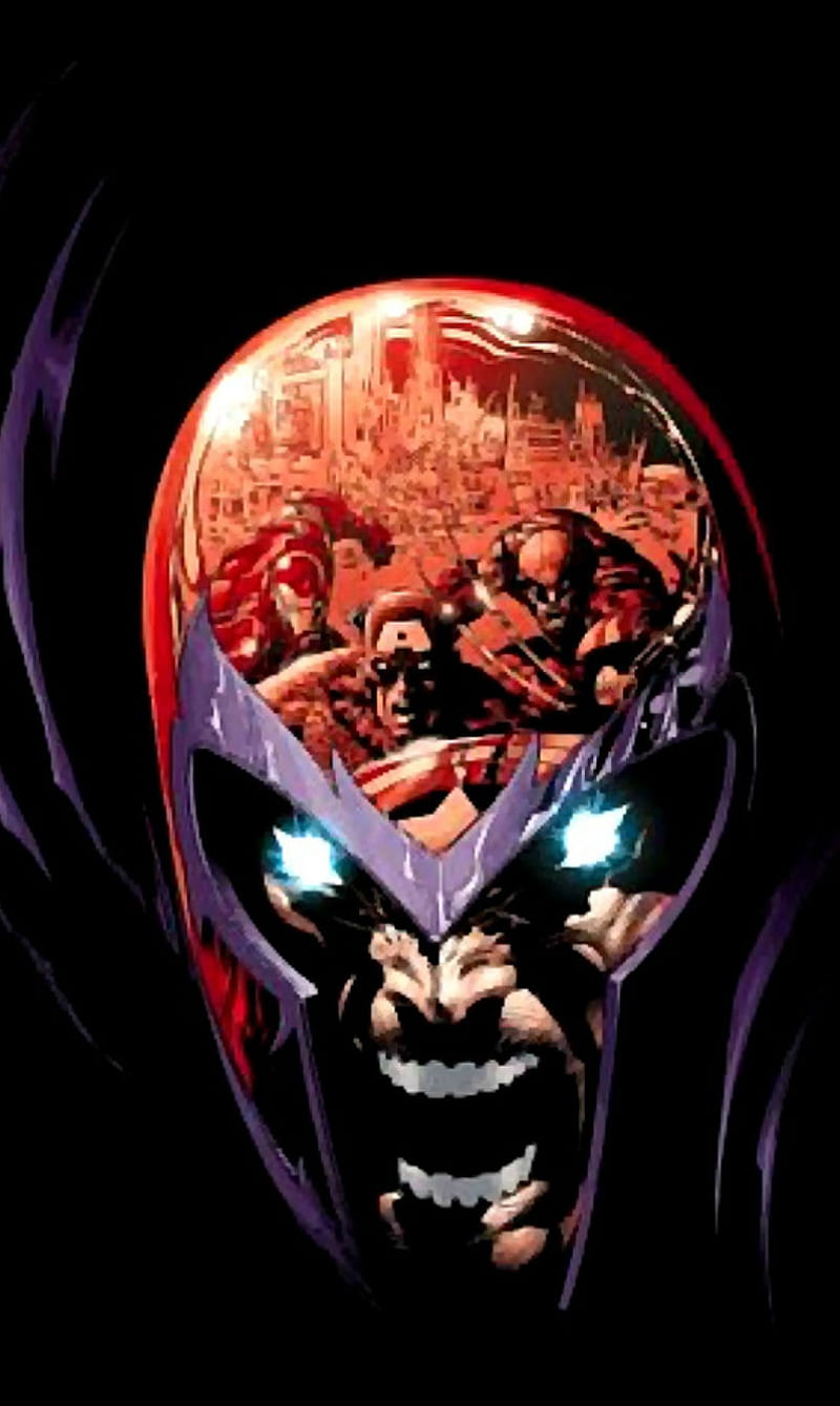 Magneto, america, captain, iron, man, marvel, wolverine, x-men, xmen, HD phone wallpaper