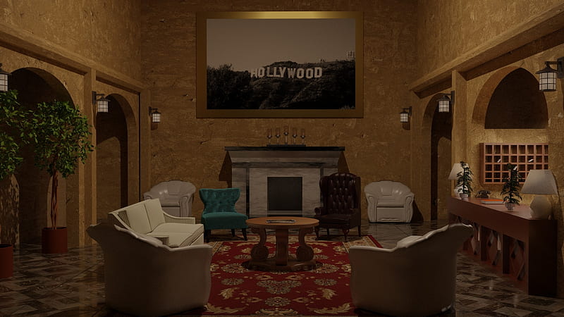 Hotel lobby, hotel, 3d, sfrederick2, cg, HD wallpaper | Peakpx