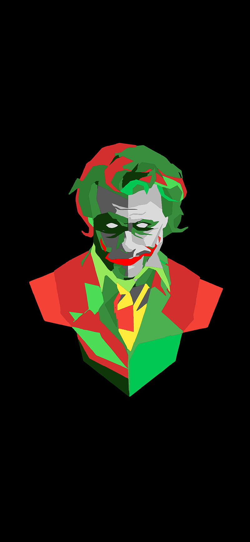 Joker, amoled, animated, anime, black, colartive, colorful, creative,  creative, HD phone wallpaper | Peakpx