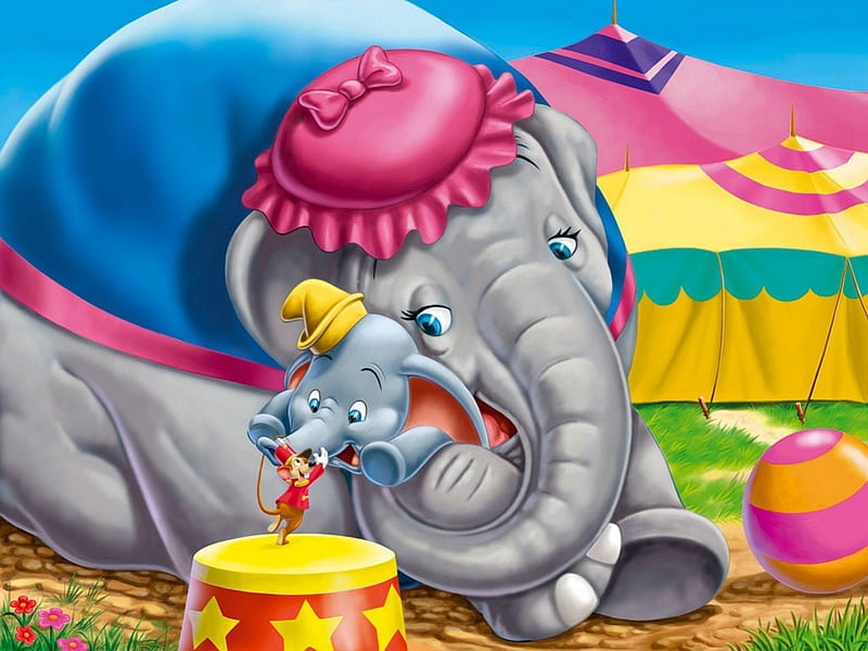 Download Cute Baby Dumbo Wallpaper  Wallpaperscom