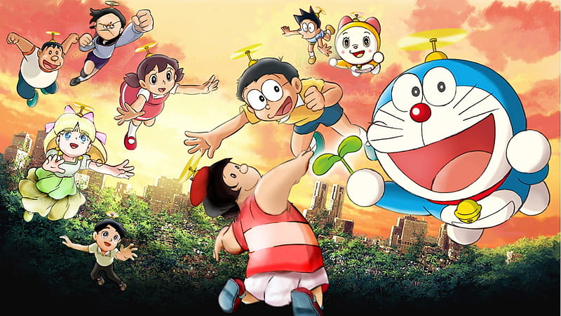 Doraemon Family And Friends Doraemon, HD wallpaper | Peakpx