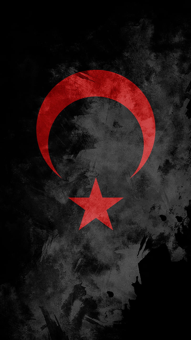 Turk Bayragi, flag, HD phone wallpaper