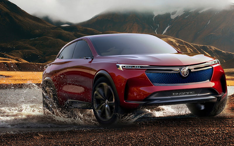 Buick Enspire, offroad, 2018 cars, SUVs, electric cars, Buick, HD wallpaper