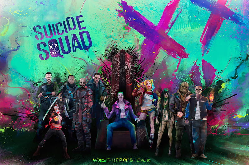 Superman Suicide Squad Kill the Justice League 4K Wallpaper #3.2581