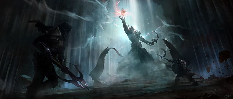 Diablo, Video Game, Demon Hunter (Diablo Iii), Barbarian (Diablo Iii), Malthael (Diablo Iii), Diablo Iii: Reaper Of Souls, HD wallpaper