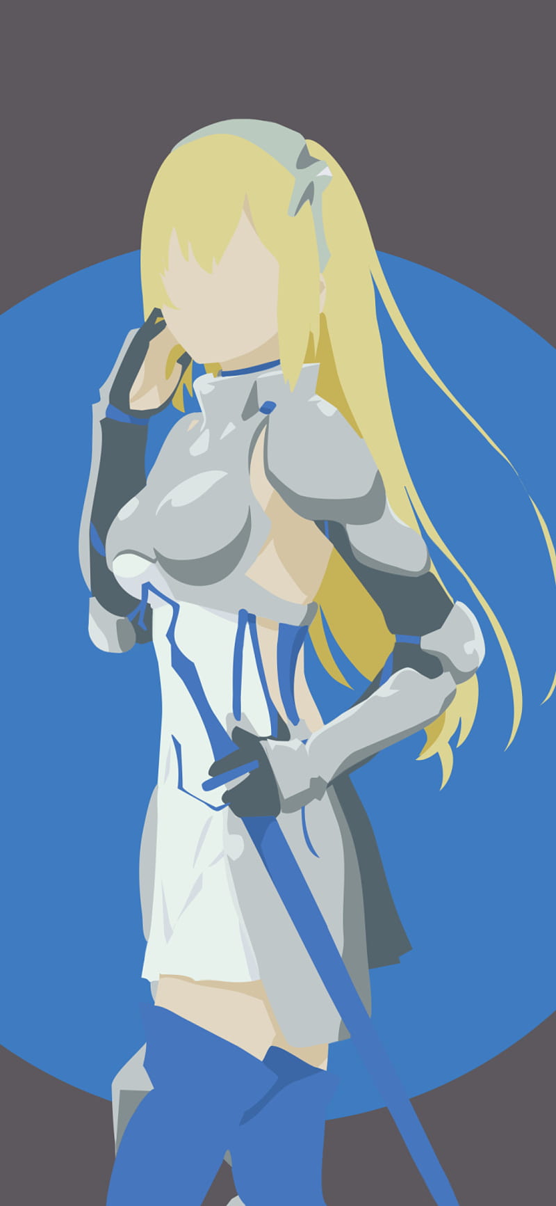 Ais Minimalist, aiswallenstein, danmachi, dungeon ni deai, sword princess, HD phone wallpaper