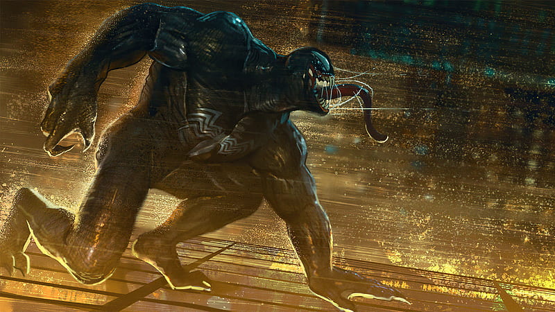 Venom Marvel Comic Art, HD wallpaper