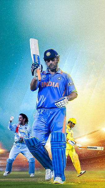 MS Dhoni Indian Team Star Player Photo | HD Wallpapers