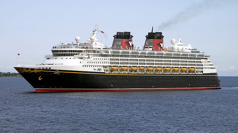 Black Cruise Ship With Red Line On Bottom Cruise Ship, HD wallpaper