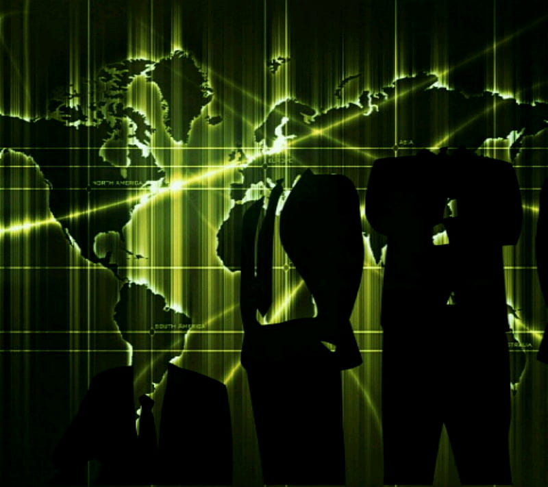 Anonymous World, anonymous, globe, hacker, world, yellow, HD wallpaper