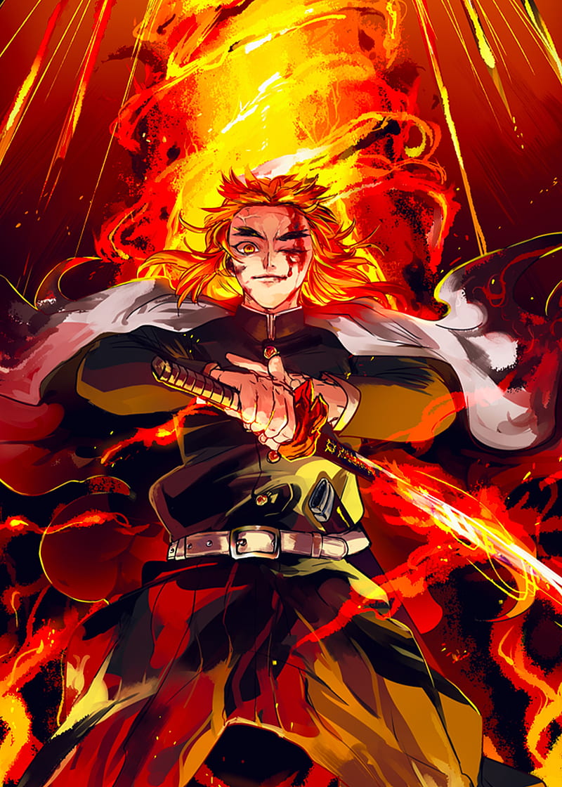 Rengoku Kimetsu Anime Dragon Ball Fire Kimetsu No Yaiba One Piece Online Hd Phone Wallpaper Peakpx