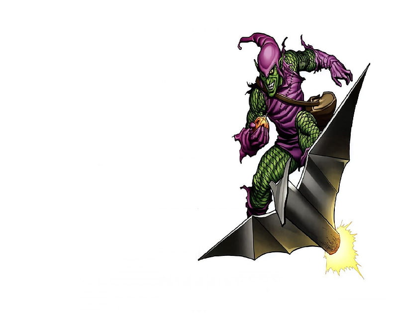 Green Goblin, Norman Osborn, Goblin Glider, Supervillain, Pumpkin Bombs, HD wallpaper