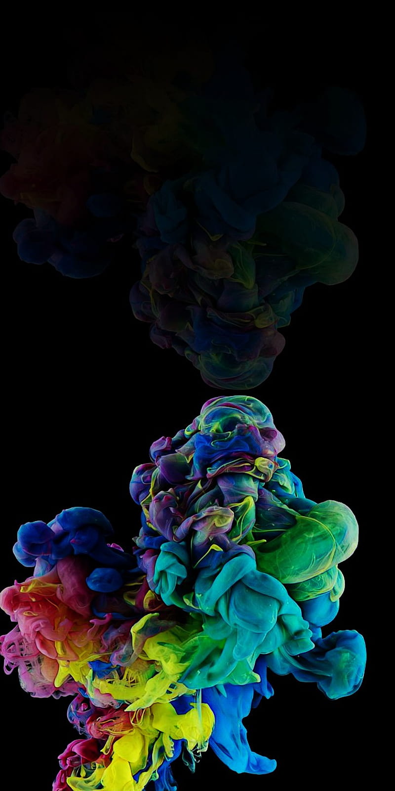 Psychedelic Smoke, tripping, trippy, cool, badass, rainbow, HD mobile wallpaper