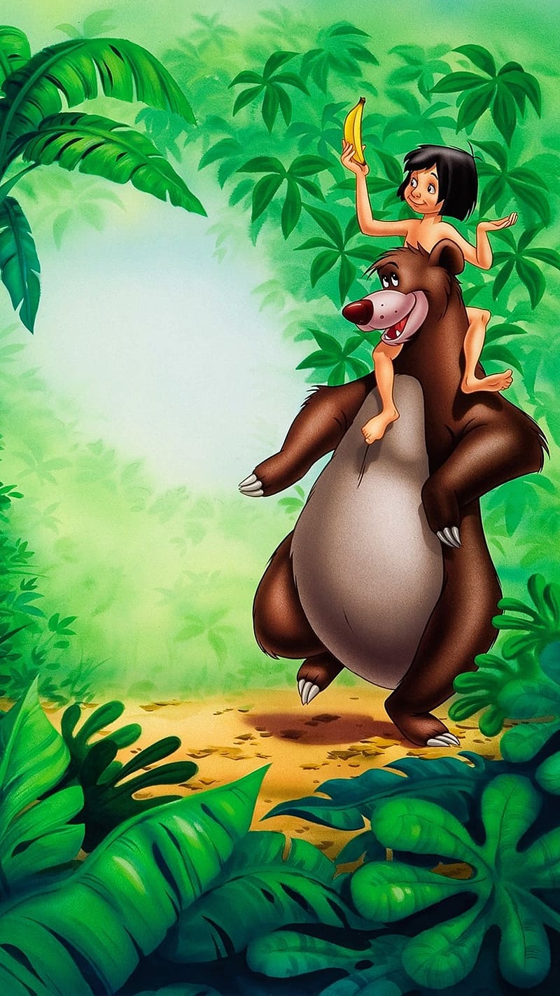 Cartoons : Jungle Book. Книга джунглей, Диснеевские плакаты, Книжные обои,  Baloo, HD wallpaper | Peakpx