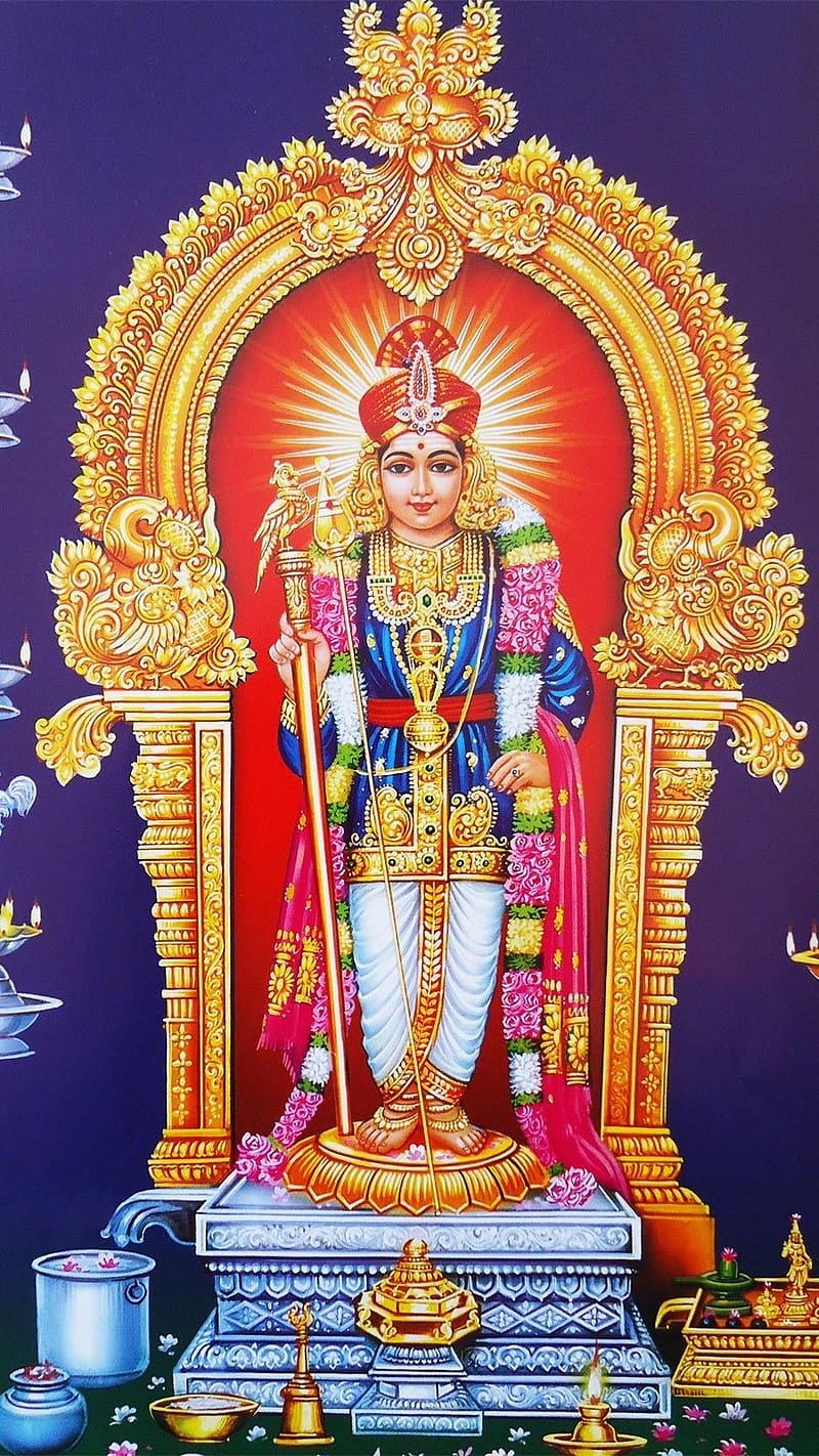 Thiruchendur Murugan , Arupadai Murugan, lord, god, HD phone wallpaper