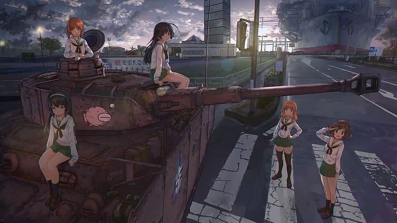 Anime, Girls Und Panzer, HD wallpaper