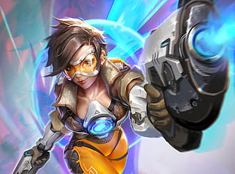 Wallpaper : video games, Tracer Overwatch 1920x1080 - meme12