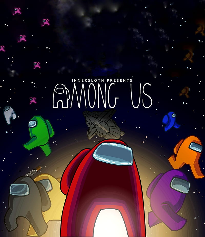 Among Us In Space Wallpaper