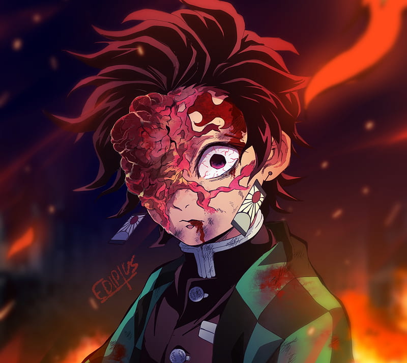 drawing anime character  Tanjiro  demon slayer   rAnimeART